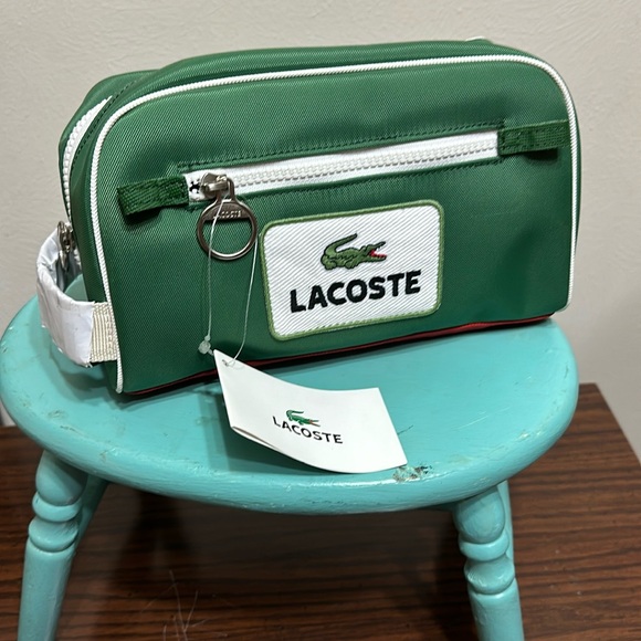 Lacoste Other - 🟢🟢 Brand new w tags Lacoste green toiletry bag shaving